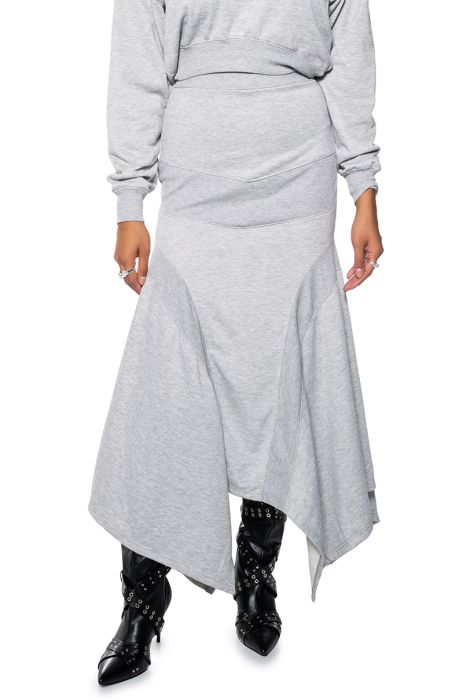 HALLIE ASYMMETRICAL MAXI SKIRT
