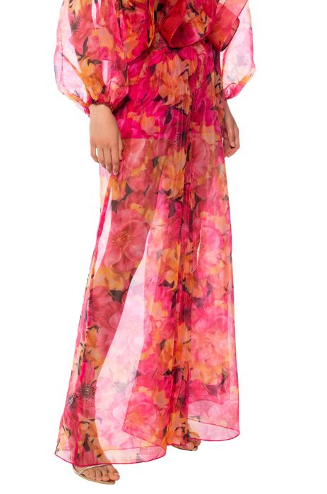 SOMETHING GREAT FLORAL PALAZZO PANT in PINK FLORAL